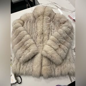 Saga Furs Blue Fox Jacket/ Coat